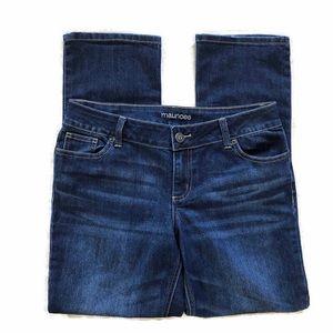 Maurices Dark Wash Straight Jeans-Sz 11/12 Short